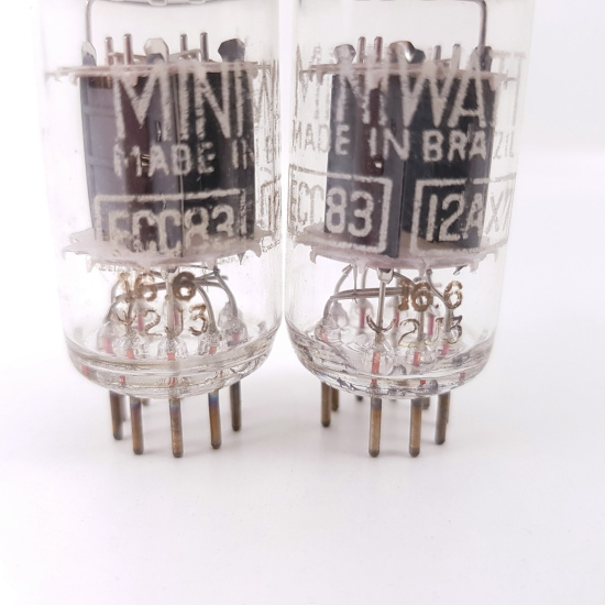 2 X ECC83 / 12AX7 MINIWATT TUBE....
