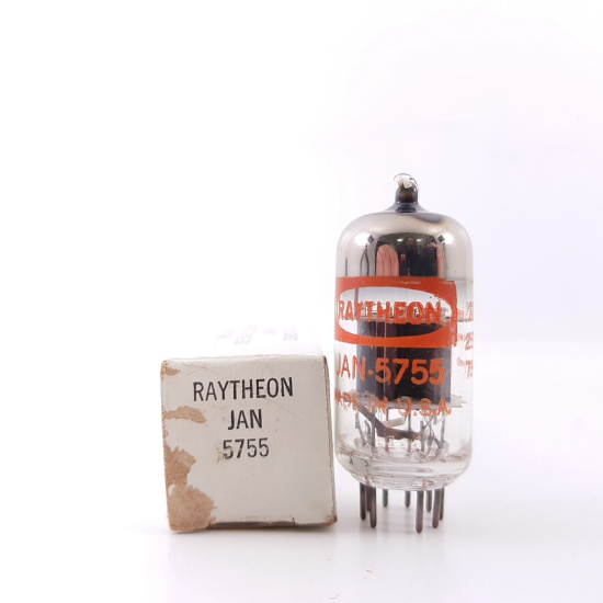 1 X JAN 5755 RAYTHEON TUBE. NOS / NIB. RC6