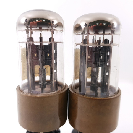 2 X 6X5GT / 5852 BENDIX TUBE. MATCHED PAIR. FOUR SQUARE GETTER. 3 MICA. NOS. RCH27V114