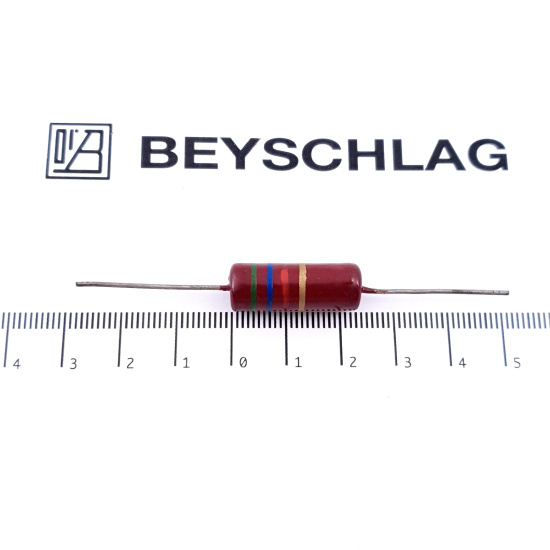 1 X 2W 5.6K 5K6 5% VINTAGE BEYSCHLAG RESISTOR. NOS. C2156U9F180125