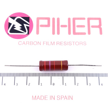 1 X 2W 2.7K 2K7 5% 1980s...