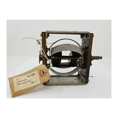 OLD 1940´S VARIOMETER INDUCTANCE ZA14682 VARIÓMETRO DE INDUCTANCIAS. RCB262