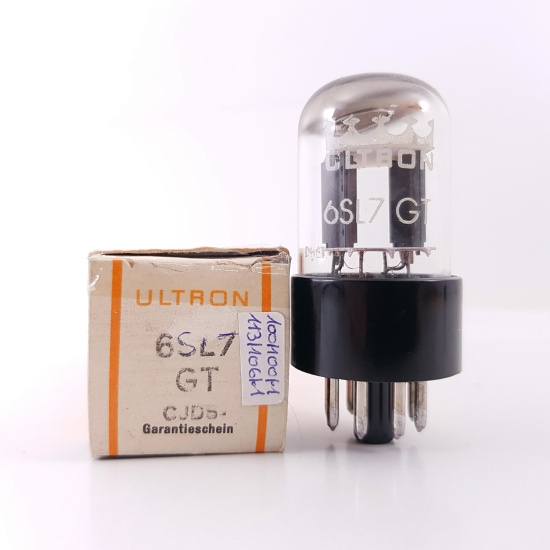 1 X 6SL7GT ULTRON TUBE. NOS/NIB. 15. CH70