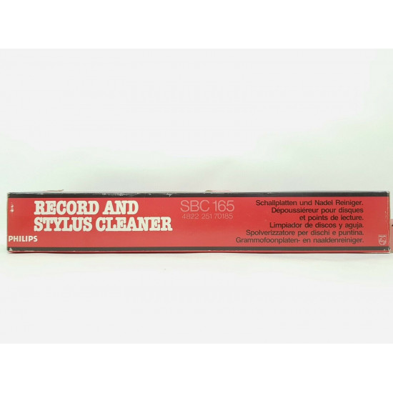 LIMPIADOR DISCO VINILO.CLEANING VINYL RECORD. SCB 165 PHILIPS. SOLD AS IS. RC48