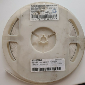 10 x 24R 1/4W 1% 100PPM SMD PHILIPS RESISTOR. (R319) CA394U4800F220721