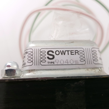 1 X SOWTER TYPE 9040 s SINGLE ENDED PLATE TO LINE TRANSFORMER. 15K/600 Ohms (Ratio 5:1). R2