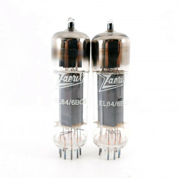 2 X EL84 / 6BQ5 TUBE. ZAERIX BRAND. MATCHED PAIR. CF  ENA 2