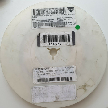 10 x 280R 1/8W 1% 100PPM SMD VISHAY RESISTOR. (R320) CA394U2000F220721