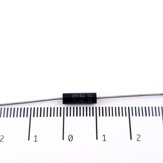 2 X 1/8W 11.8R 11R8 1% METAL FILM...