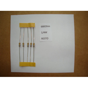 4 x RESISTOR. 1/4W 680R...