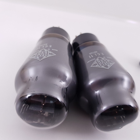 2 x ECL11 TELEFUNKEN TUBE. MATCHED PAIR TUBE.  2 PCS. NOS / NIB. RC54
