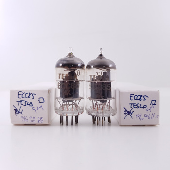 2 X ECC85 TESLA TUBE. 1960s...