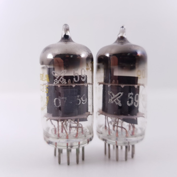 2 X ECC85 TESLA TUBE. 1959... 2