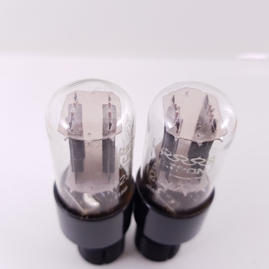 2 X 12SX7GT ULTRON TUBE. BLACK...