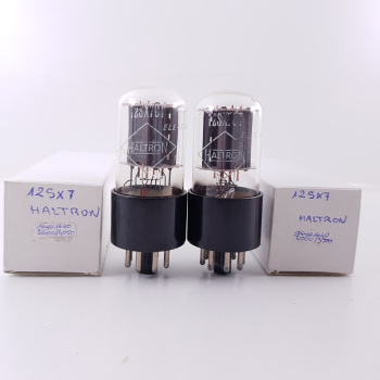 2 X 12SX7GT HALTRON TUBE....