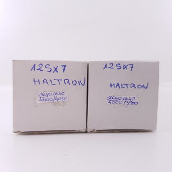 2 X 12SX7GT HALTRON TUBE.... 2