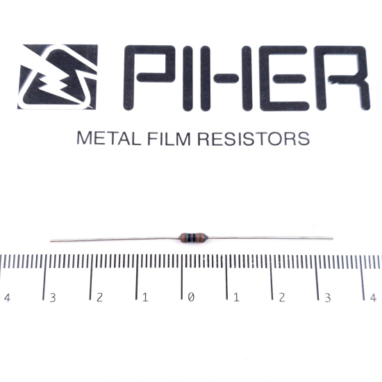 2 X 1/4W 110R 1% 1990s VINTAGE PIHER...