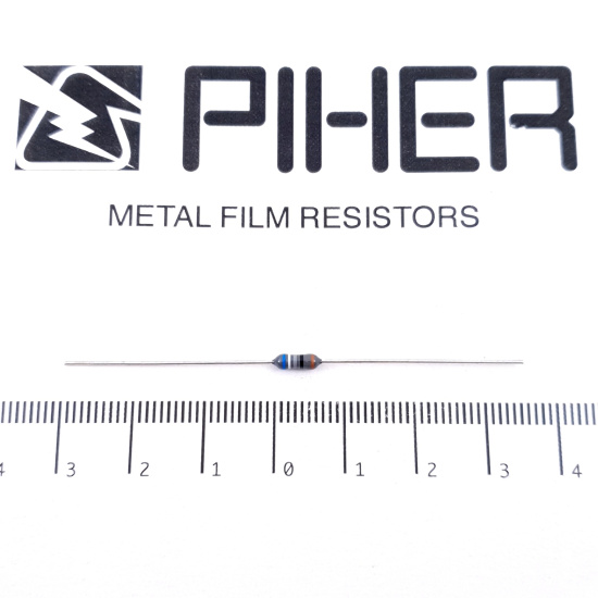 2 X 1/4W 698R 1% 1990s VINTAGE PIHER...