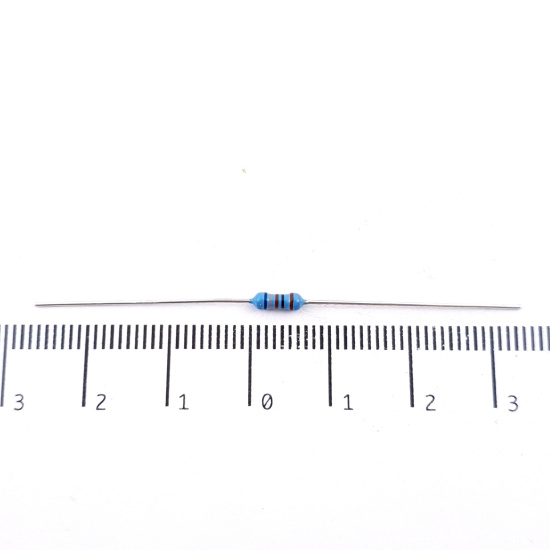 2 X 1/4W 681R 1% METAL FILM RESISTOR....