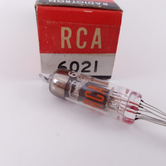 1 X 6021 RCA TUBE. NOS/NIB. RC3