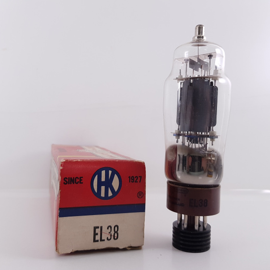 1 X EL38 HEINTZ AND KAUFMAN TUBE. 1960s PRODUTION. NOS/NIB. CB397