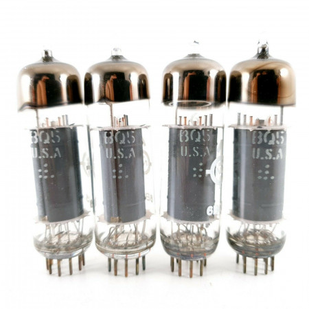 4 X EL84 / 6BQ5 TUBE. NATIONAL BRAND. GENERAL ELECTRIC PRODUCTION CF  ENA