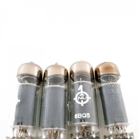 4 X EL84 / 6BQ5 TUBE. NATIONAL BRAND. GENERAL ELECTRIC PRODUCTION CF  ENA