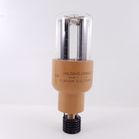 1 X JAN 5R4WGY CHATAM ELECTRONICS TUBE. NOS. RCB389
