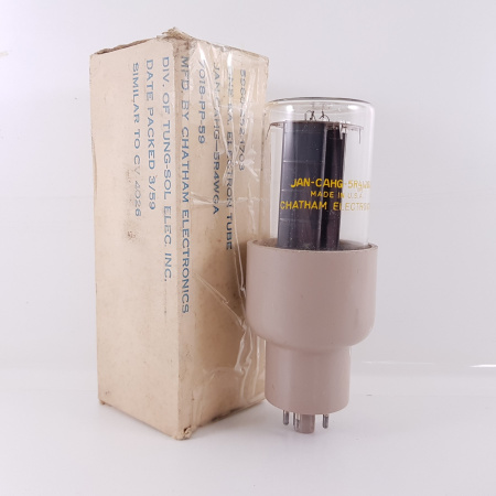 1 X JAN 5R4WGA CHATAM ELECTRONICS TUBE. NOS/NIB. RCB389V1