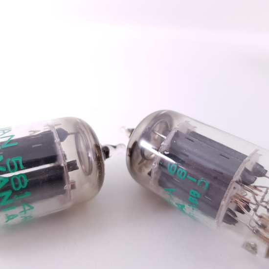 2 X JAN 5814A SYLVANIA TUBE. 1960s...