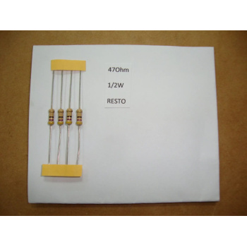 2 X RESISTOR. 1/2W 47R...