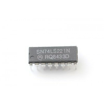 SN74LS221N MOTOROLA INTEGRATED CIRCUIT NOS New Old Stock 1PC C125U55F221118