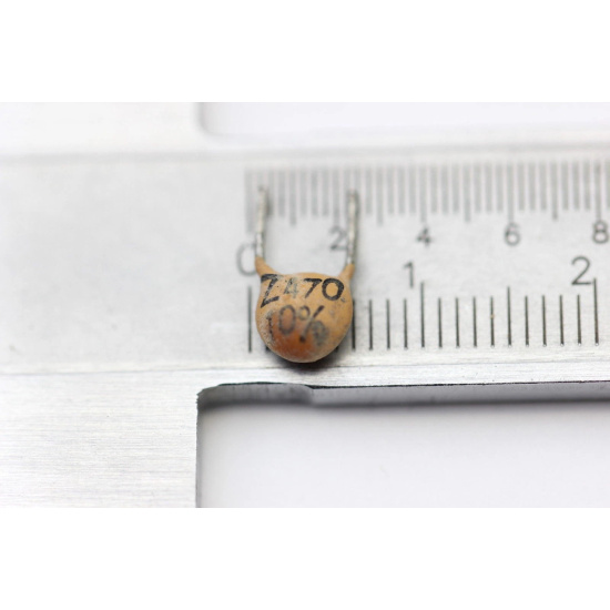 CERAMIC CAPACITOR 470pF 100V 10% NOS...
