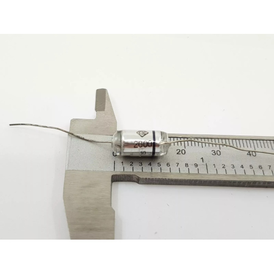 3 X STYROFLEX CAPACITOR 2000pF CTC...