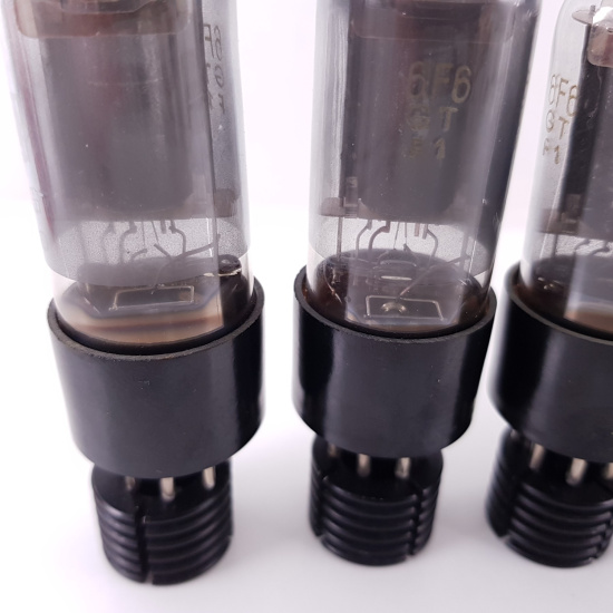 4 X 6F6GT FIVRE PRODUCTION TUBE....