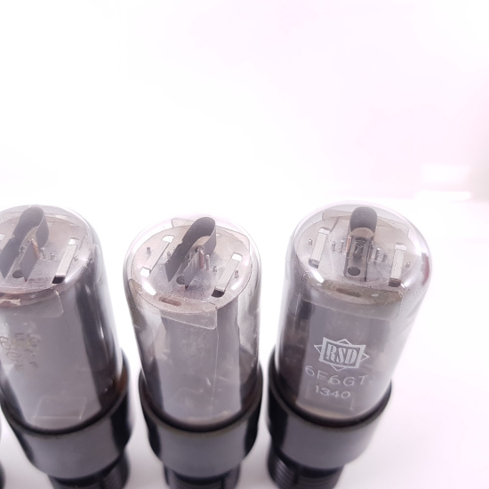 4 X 6F6GT FIVRE PRODUCTION TUBE....