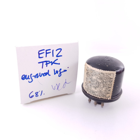 1 X EF12 TELEFUNKEN TUBE. ENGRAVED LOGO USED. RCB370V3