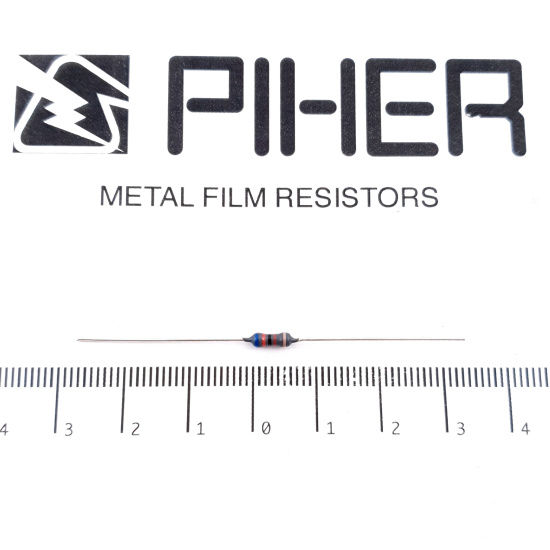 2 X 1/4W 62K 1% 1990s VINTAGE PIHER...