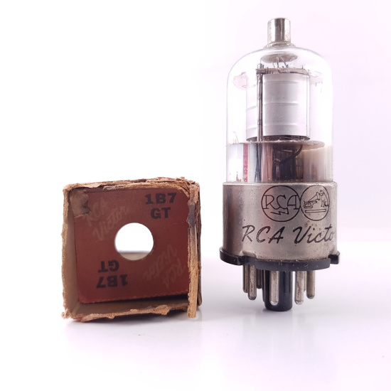 1 X 1B7GT RCA VICTOR TUBE. NOS / NIB....