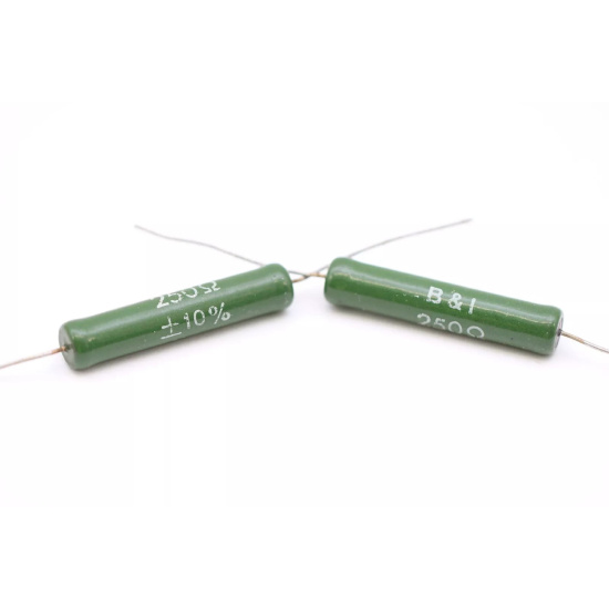 1 x WIREWOUND RESISTOR 250 OHM 6W 10%...