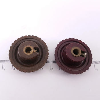 2 X ROTARY BROWN KNOB FOR... 2