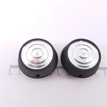 2 X ROTARY BLACK KNOB FOR...