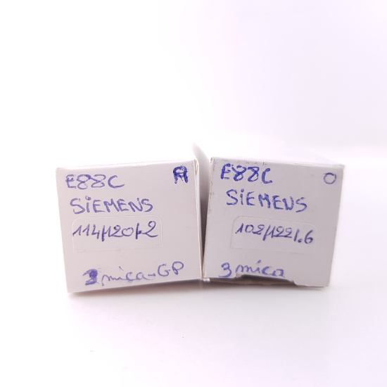 2 X E88C / 8255 SINGLE TRIODE SIEMENS...