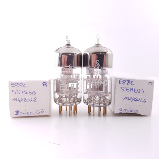 2 X E88C / 8255 SINGLE TRIODE SIEMENS...