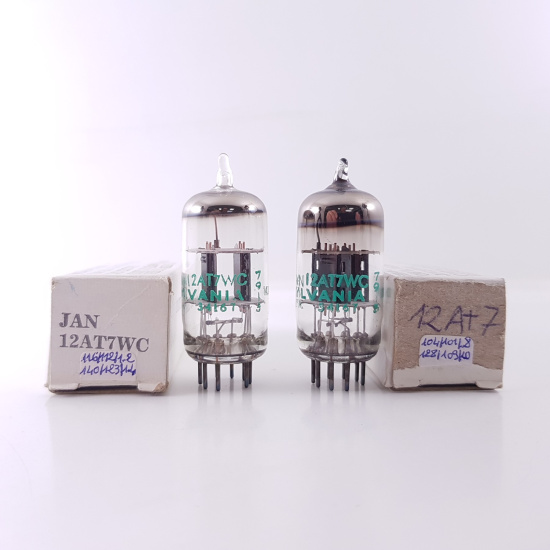 2 X 12AT7WC SYLVANIA TUBE. 1970s...
