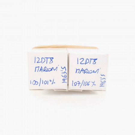 2 X 12DT8 MARCONI TUBE. 1963 PRODUCTION. COPPER RODS. MATCHED PAIR. CP  ENA