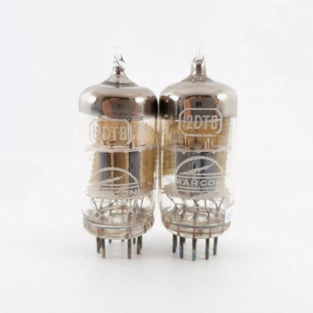 2 X 12DT8 MARCONI TUBE. 1963 PRODUCTION. COPPER RODS. MATCHED PAIR. CP  ENA 2
