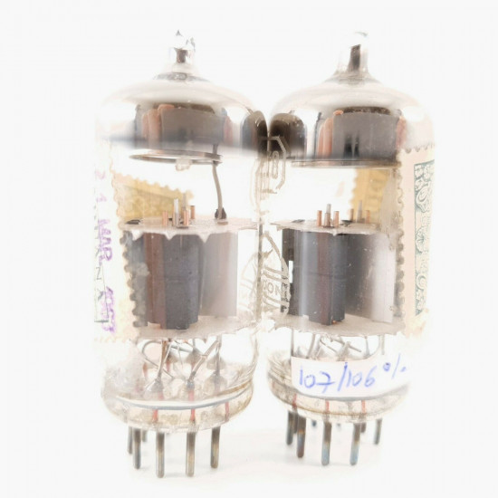 2 X 12DT8 MARCONI TUBE. 1963 PRODUCTION. COPPER RODS. MATCHED PAIR. CP  ENA