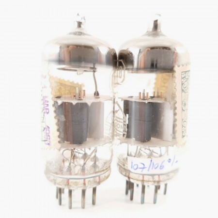 2 X 12DT8 MARCONI TUBE. 1963 PRODUCTION. COPPER RODS. MATCHED PAIR. CP  ENA