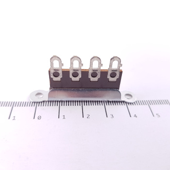 2 x 4 SOLDER LUG BAKELITE...